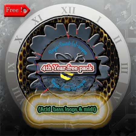 4th Year Free Pack (acid bass loops, midi)