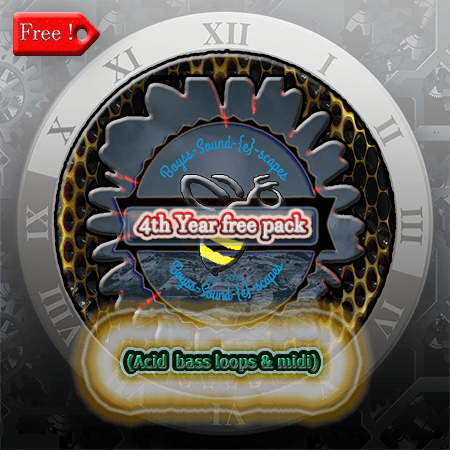 4th Year Free Pack (acid bass loops, midi)