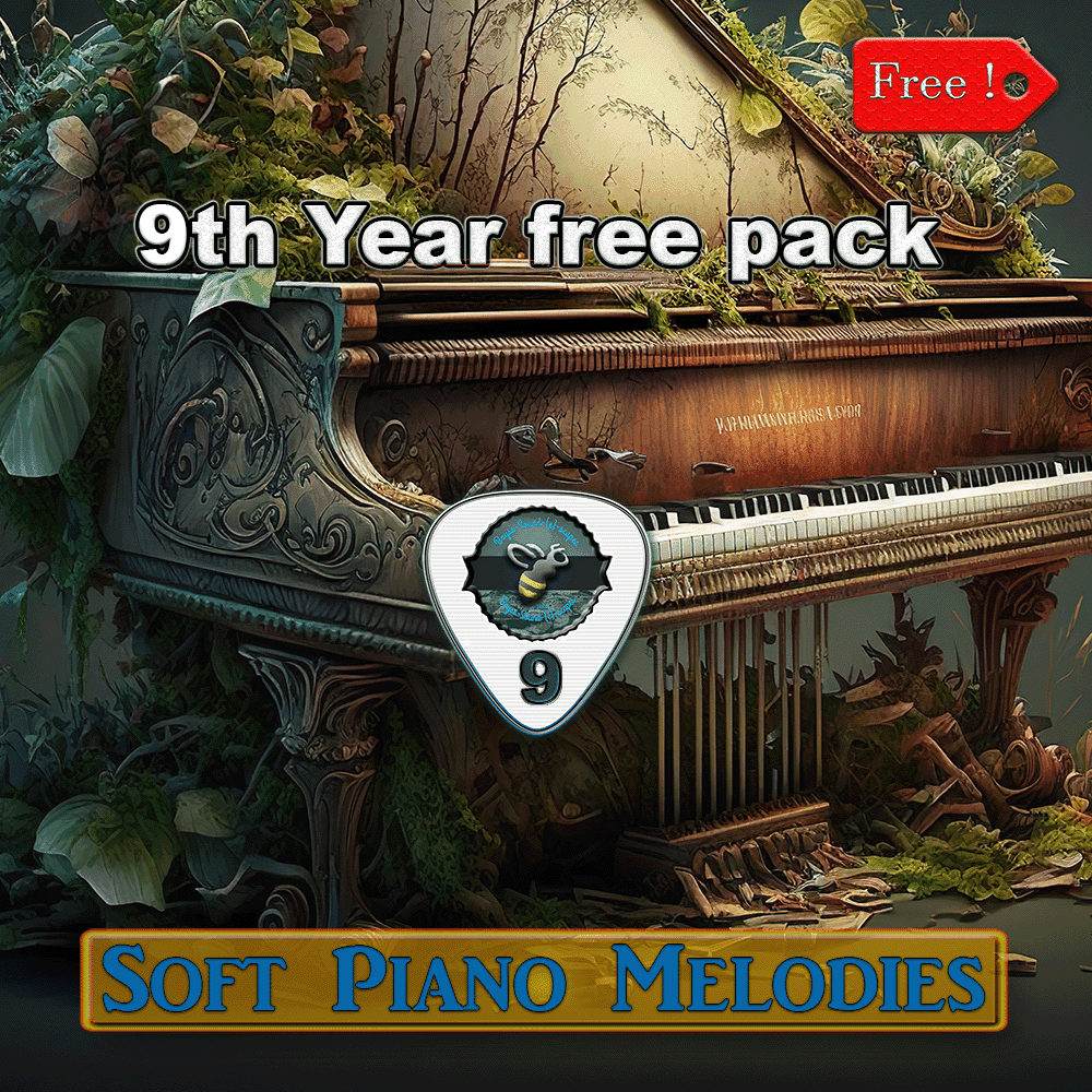 Ambient Guitar Clouds 8th year free pack wav loops portatron presets