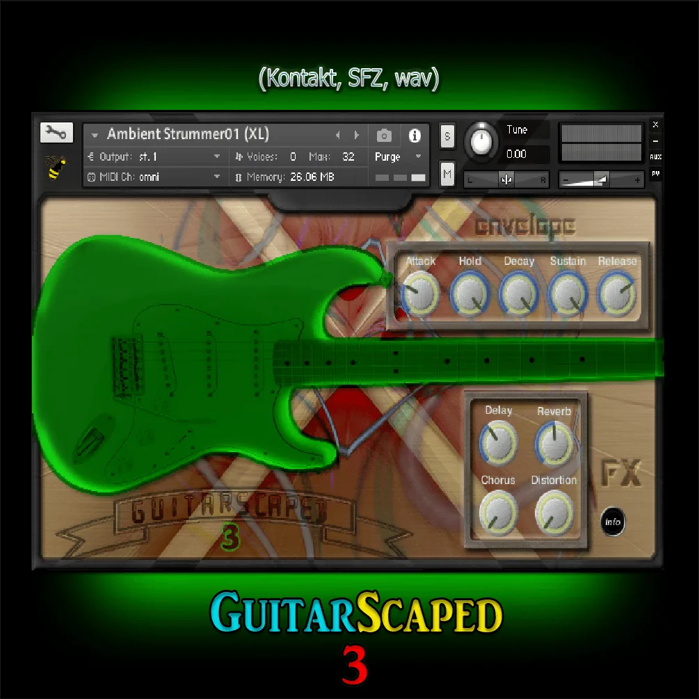 GuitarScaped 3 kontakt sfz